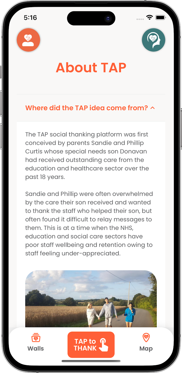 Get to know more about TAP